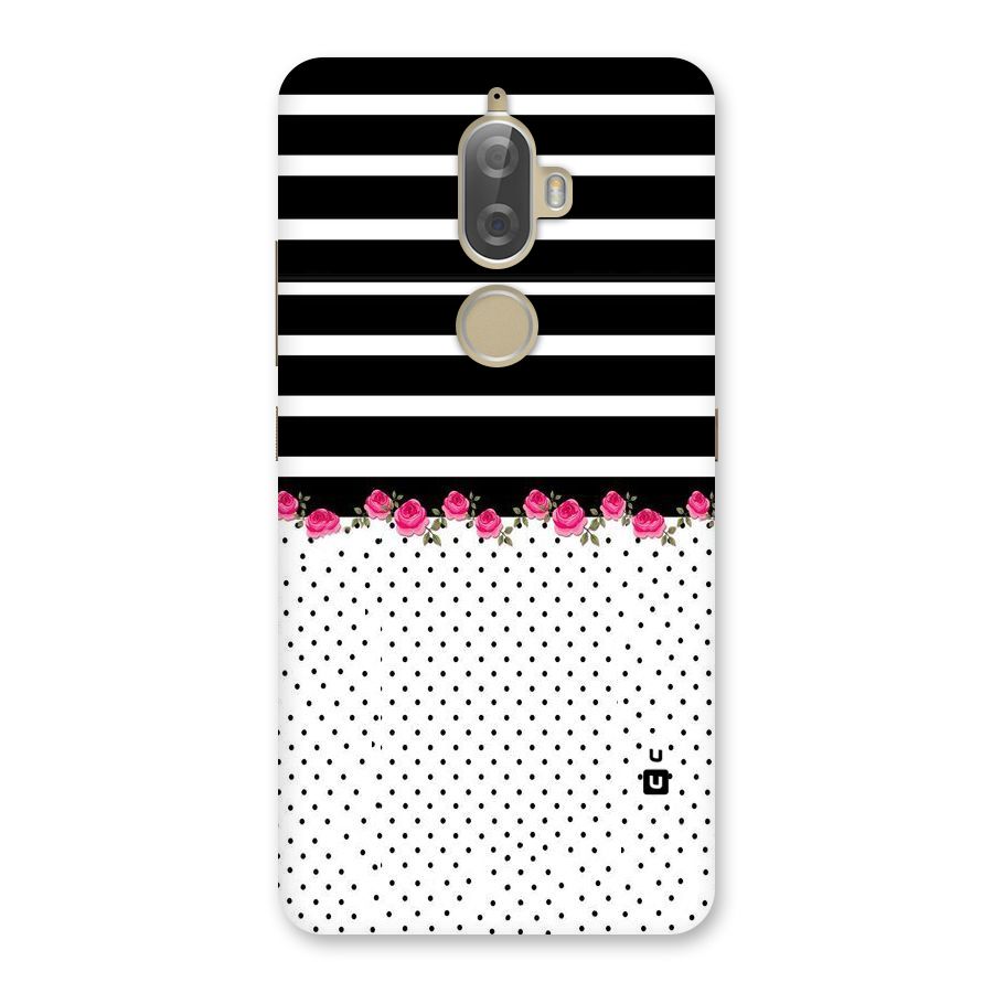 Classic Polka Stripes Back Case for Lenovo K8 Plus