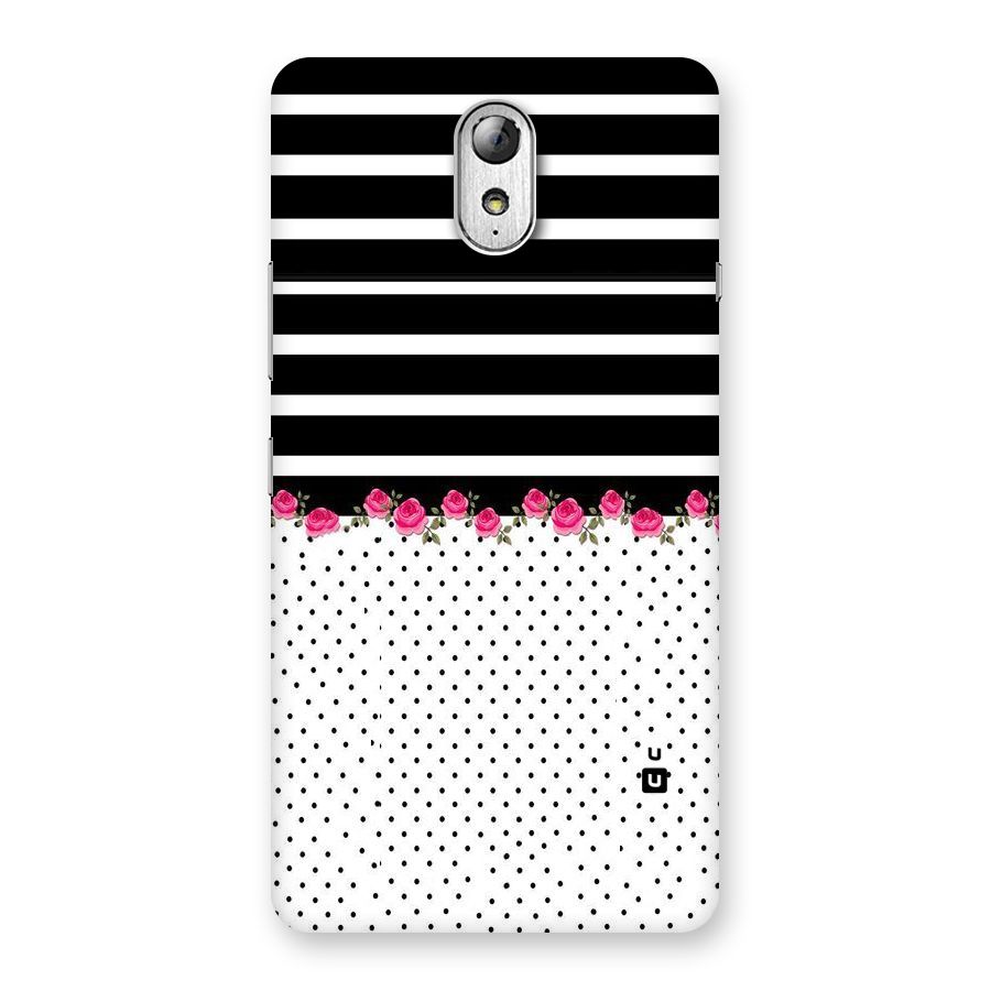 Classic Polka Stripes Back Case for Lenovo Vibe P1M