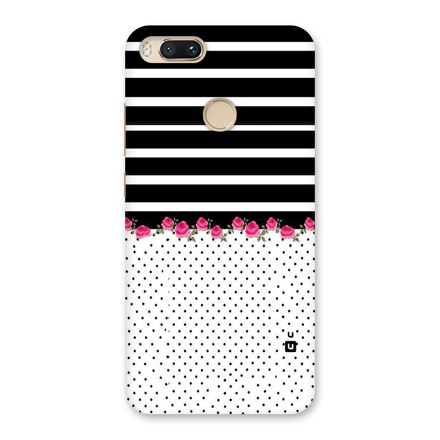 Classic Polka Stripes Back Case for Mi A1