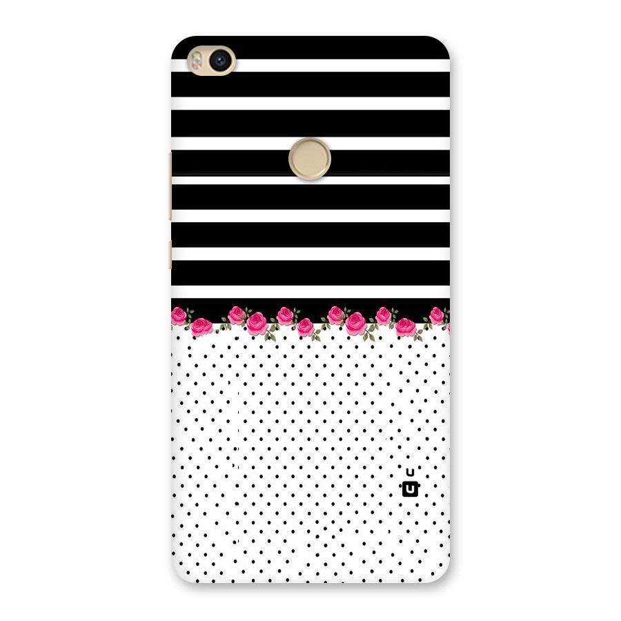 Classic Polka Stripes Back Case for Mi Max 2
