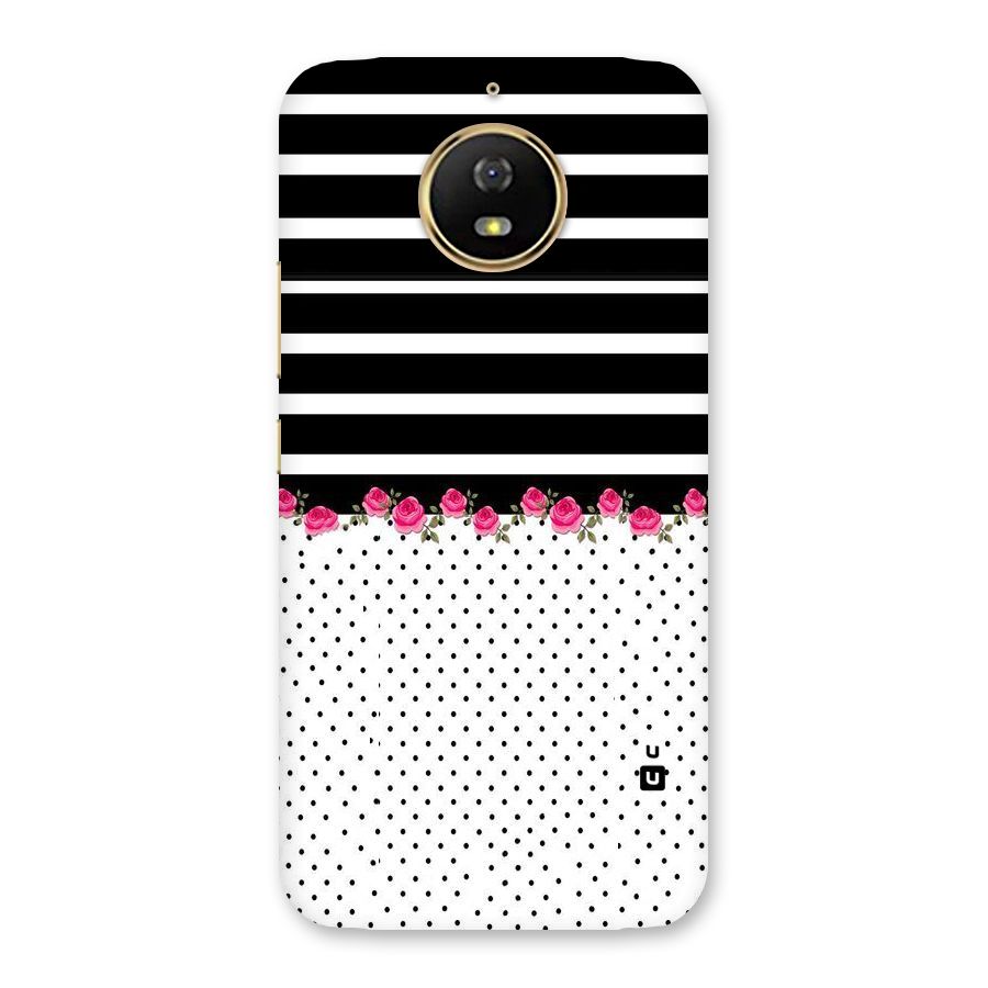 Classic Polka Stripes Back Case for Moto G5s