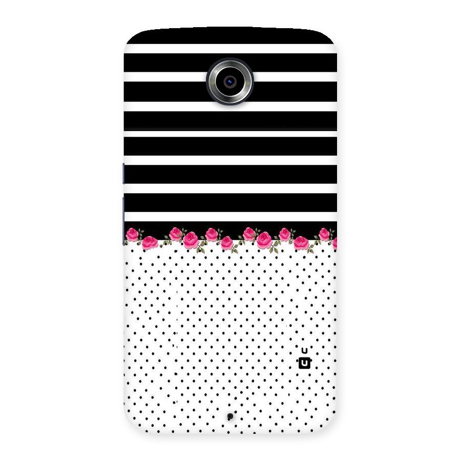 Classic Polka Stripes Back Case for Nexsus 6