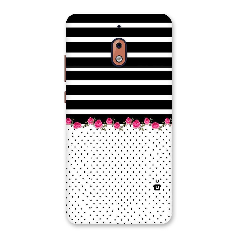 Classic Polka Stripes Back Case for Nokia 2.1