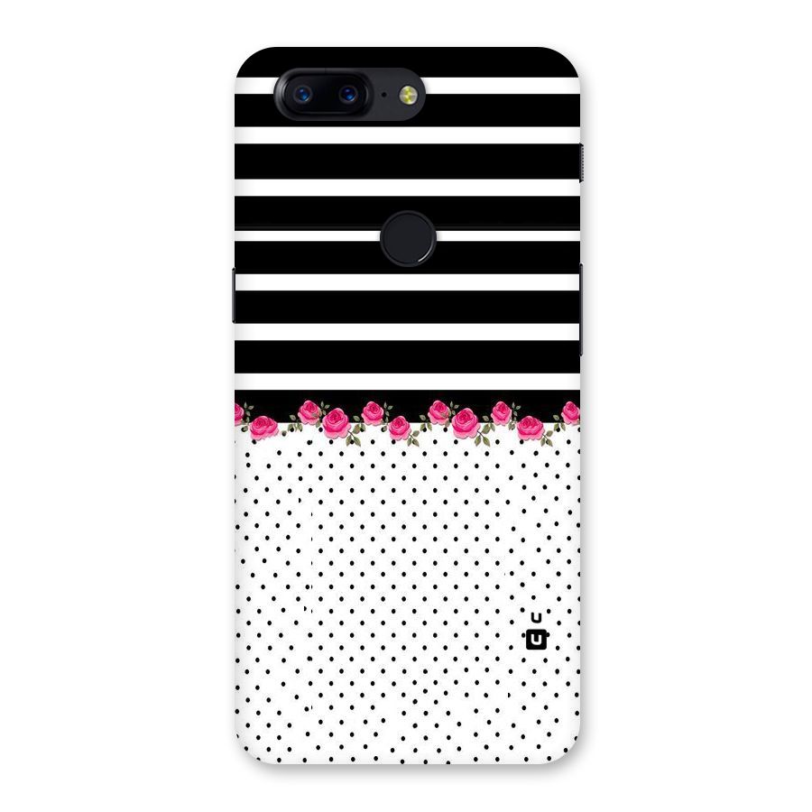 Classic Polka Stripes Back Case for OnePlus 5T