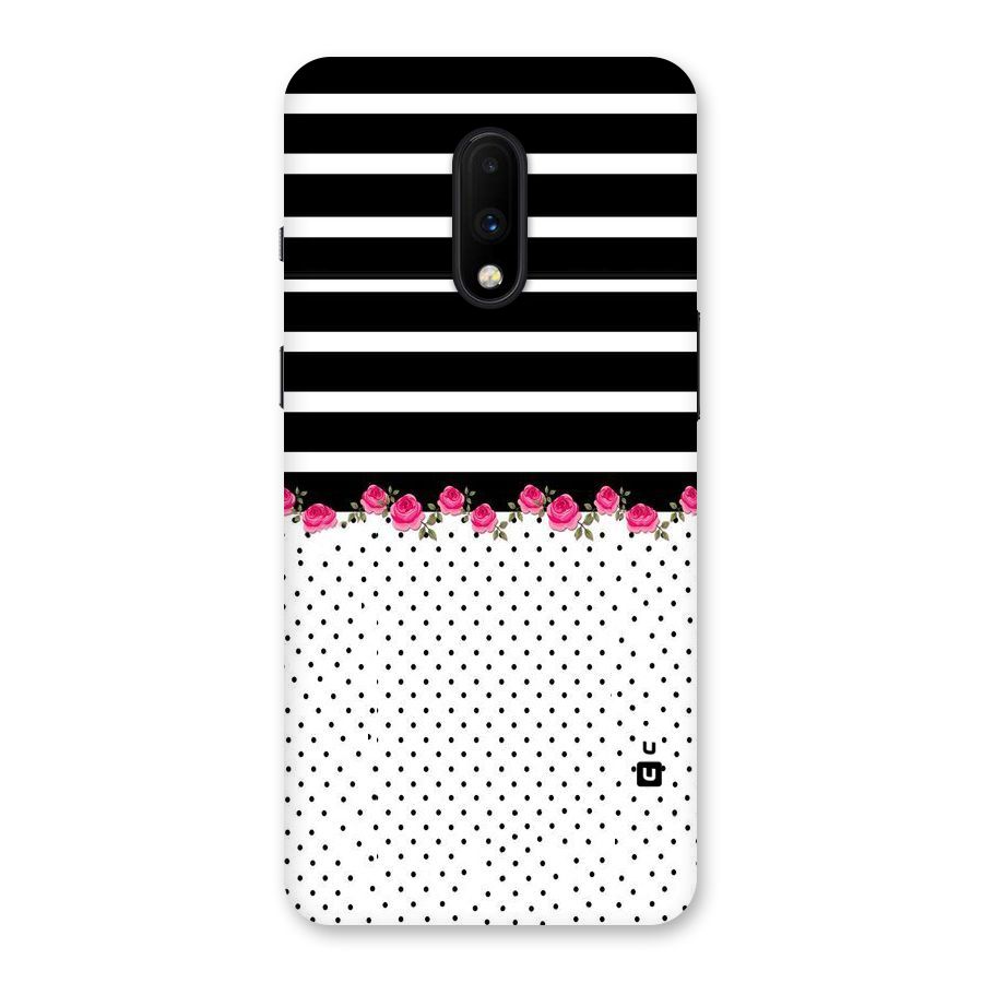 Classic Polka Stripes Back Case for OnePlus 7