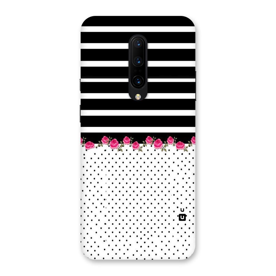 Classic Polka Stripes Back Case for OnePlus 7 Pro