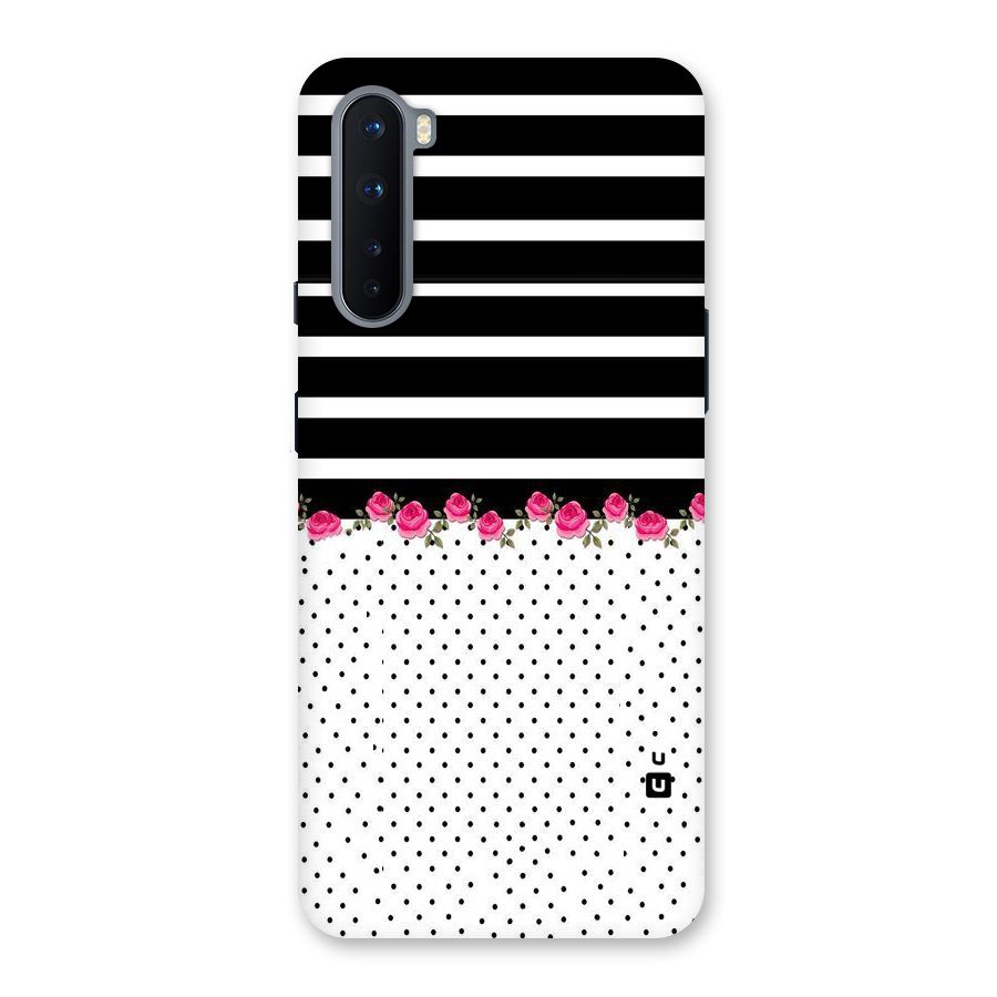 Classic Polka Stripes Back Case for OnePlus Nord