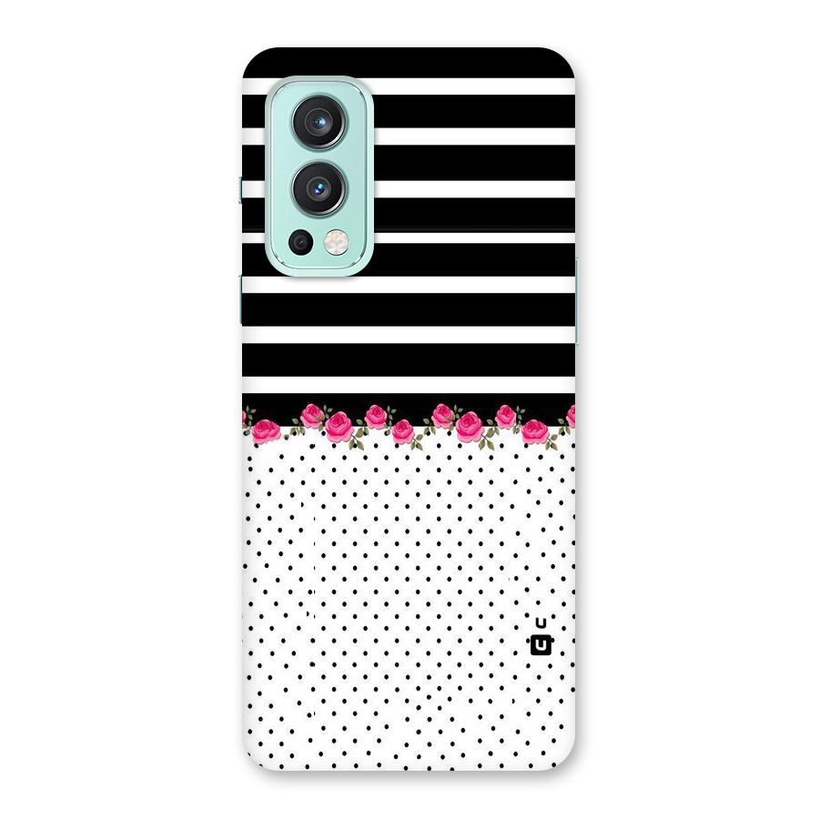 Classic Polka Stripes Back Case for OnePlus Nord 2 5G