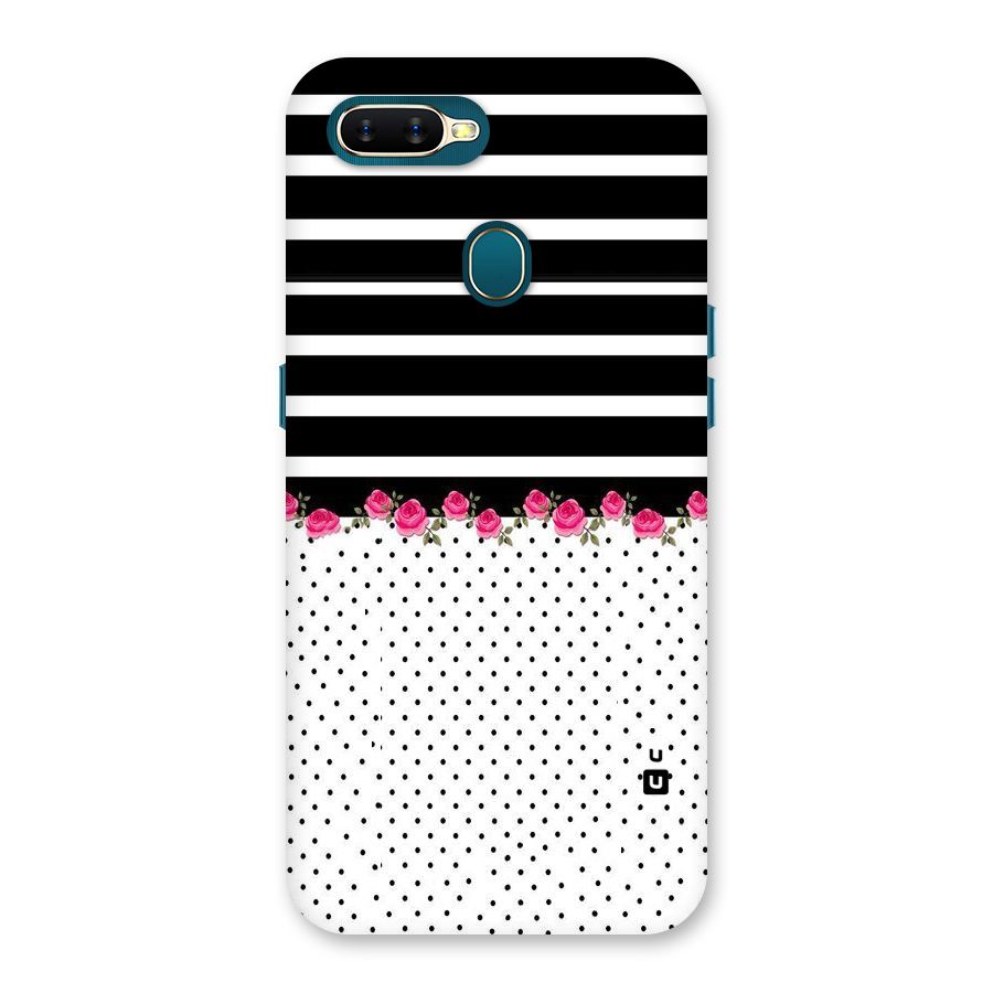 Classic Polka Stripes Back Case for Oppo A11k