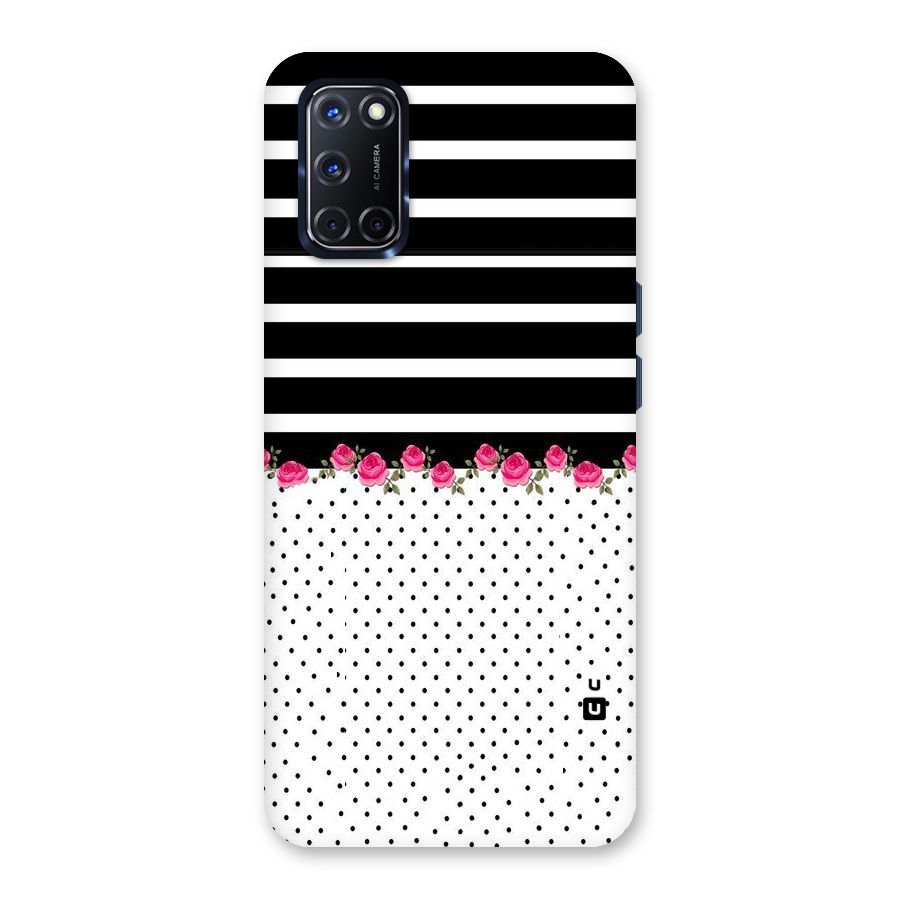 Classic Polka Stripes Back Case for Oppo A52