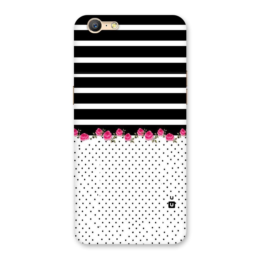 Classic Polka Stripes Back Case for Oppo A57
