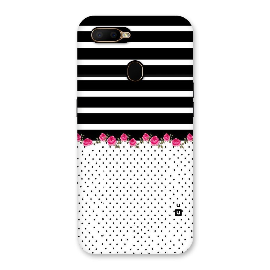 Classic Polka Stripes Back Case for Oppo A5s