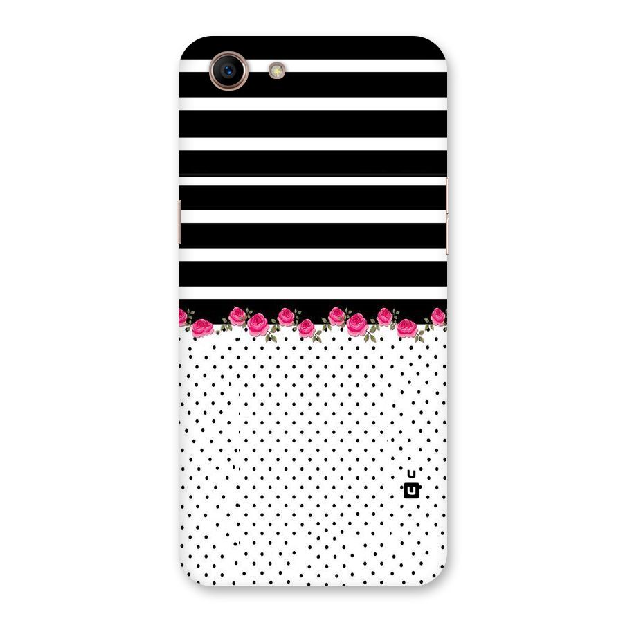 Classic Polka Stripes Back Case for Oppo A83 (2018)