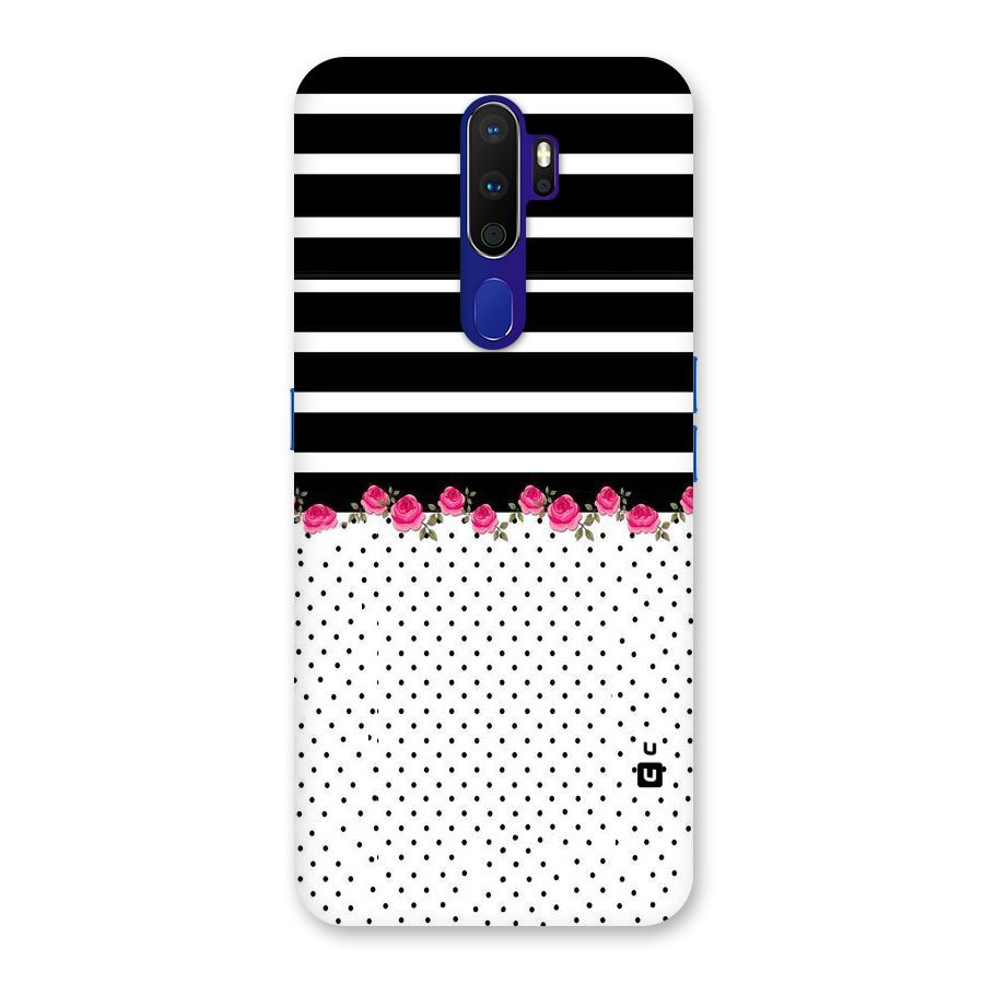 Classic Polka Stripes Back Case for Oppo A9 (2020)