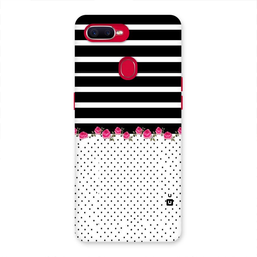 Classic Polka Stripes Back Case for Oppo F9 Pro