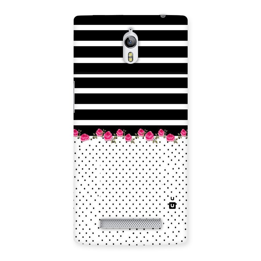Classic Polka Stripes Back Case for Oppo Find 7