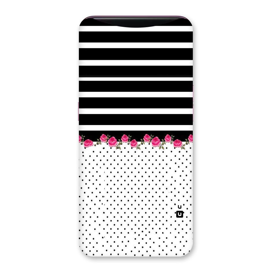 Classic Polka Stripes Back Case for Oppo Find X