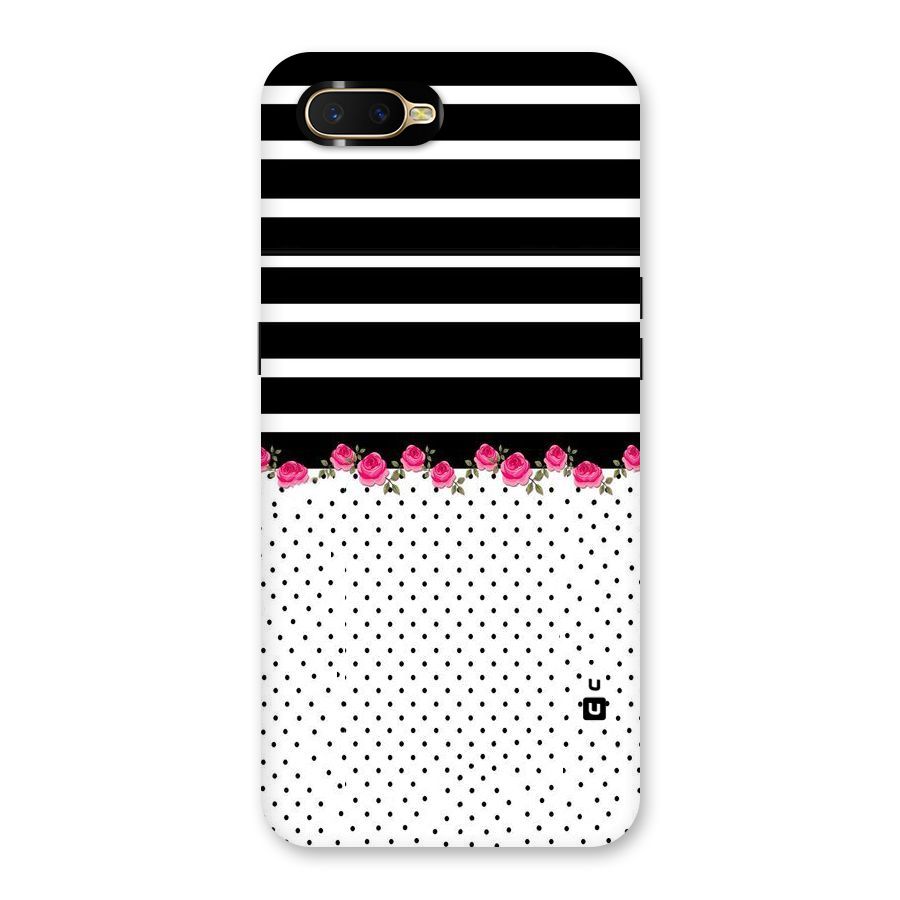Classic Polka Stripes Back Case for Oppo K1