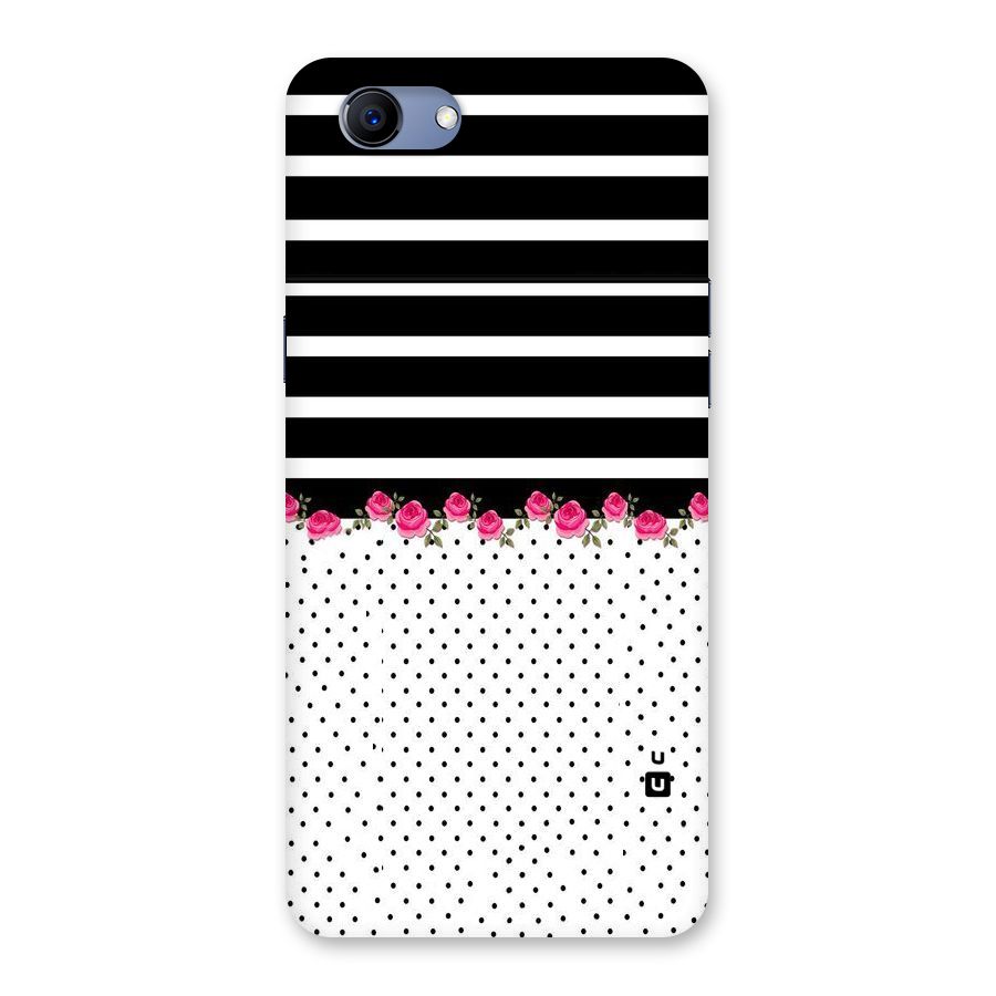 Classic Polka Stripes Back Case for Oppo Realme 1