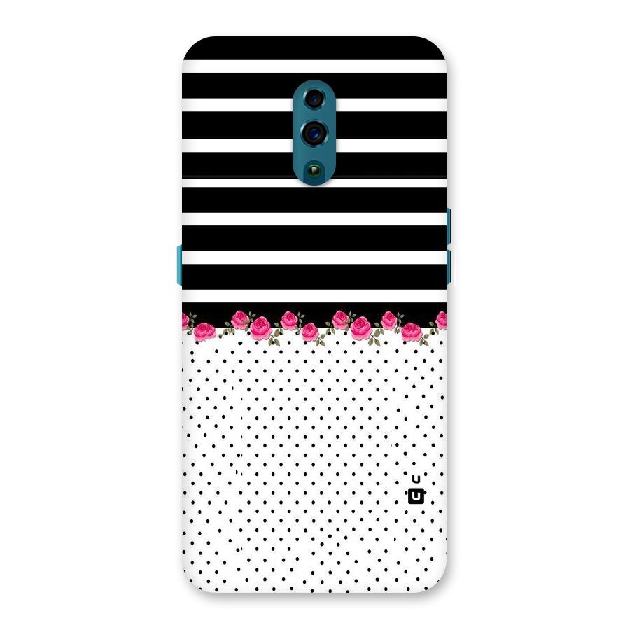 Classic Polka Stripes Back Case for Oppo Reno
