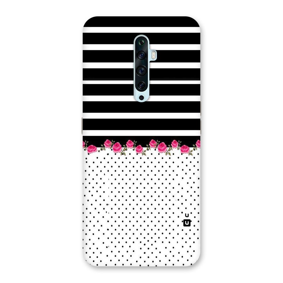 Classic Polka Stripes Back Case for Oppo Reno2 Z