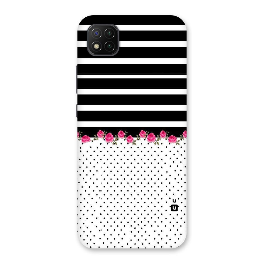 Classic Polka Stripes Back Case for Poco C3