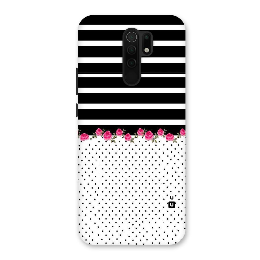 Classic Polka Stripes Back Case for Poco M2