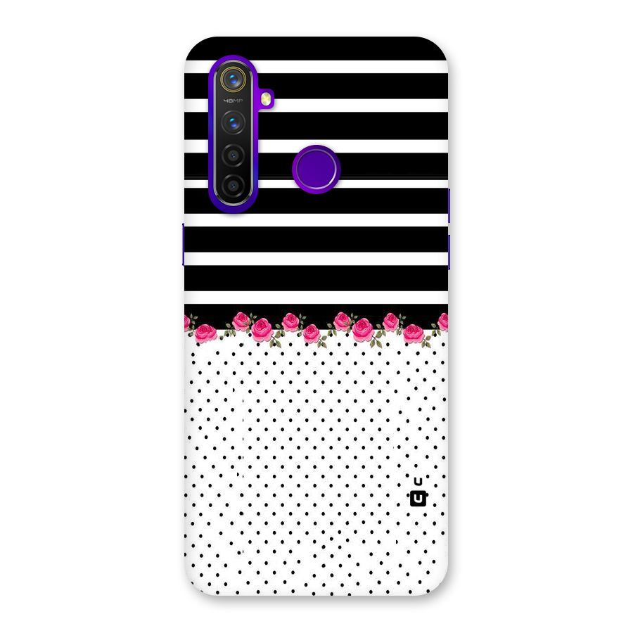 Classic Polka Stripes Back Case for Realme 5 Pro