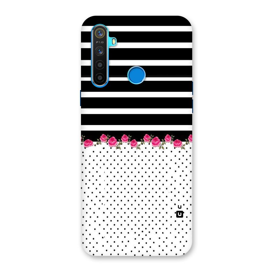 Classic Polka Stripes Back Case for Realme 5s