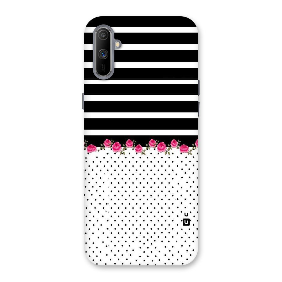 Classic Polka Stripes Back Case for Realme C3