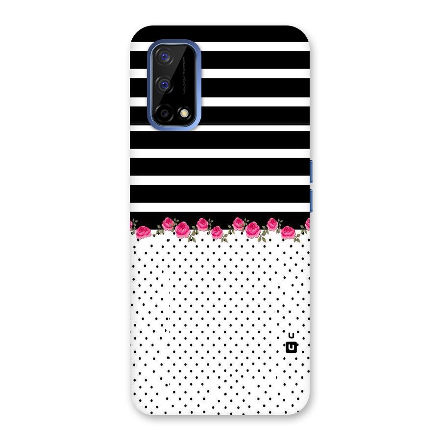 Classic Polka Stripes Back Case for Realme Narzo 30 Pro