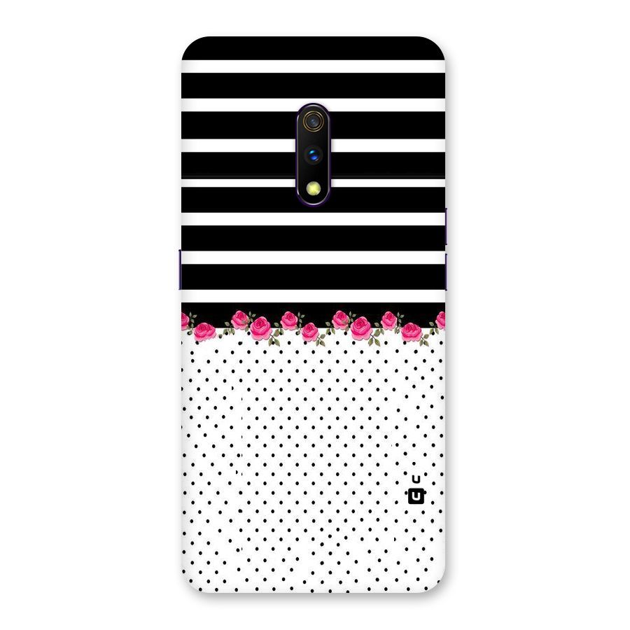 Classic Polka Stripes Back Case for Realme X