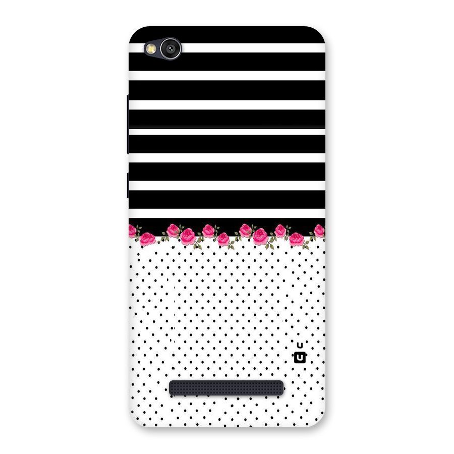 Classic Polka Stripes Back Case for Redmi 4A