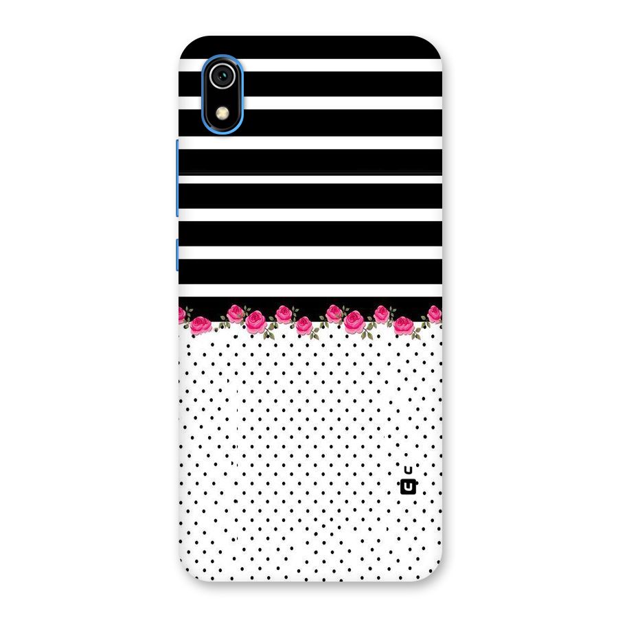 Classic Polka Stripes Back Case for Redmi 7A