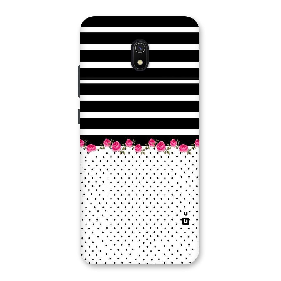 Classic Polka Stripes Back Case for Redmi 8A