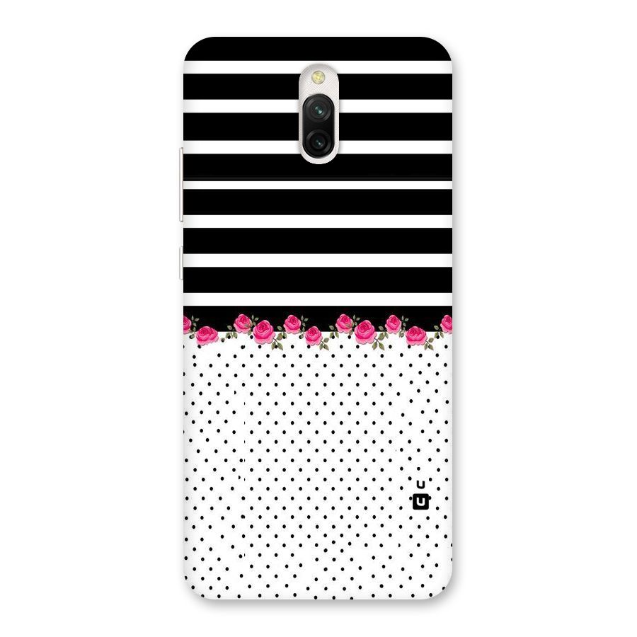 Classic Polka Stripes Back Case for Redmi 8A Dual