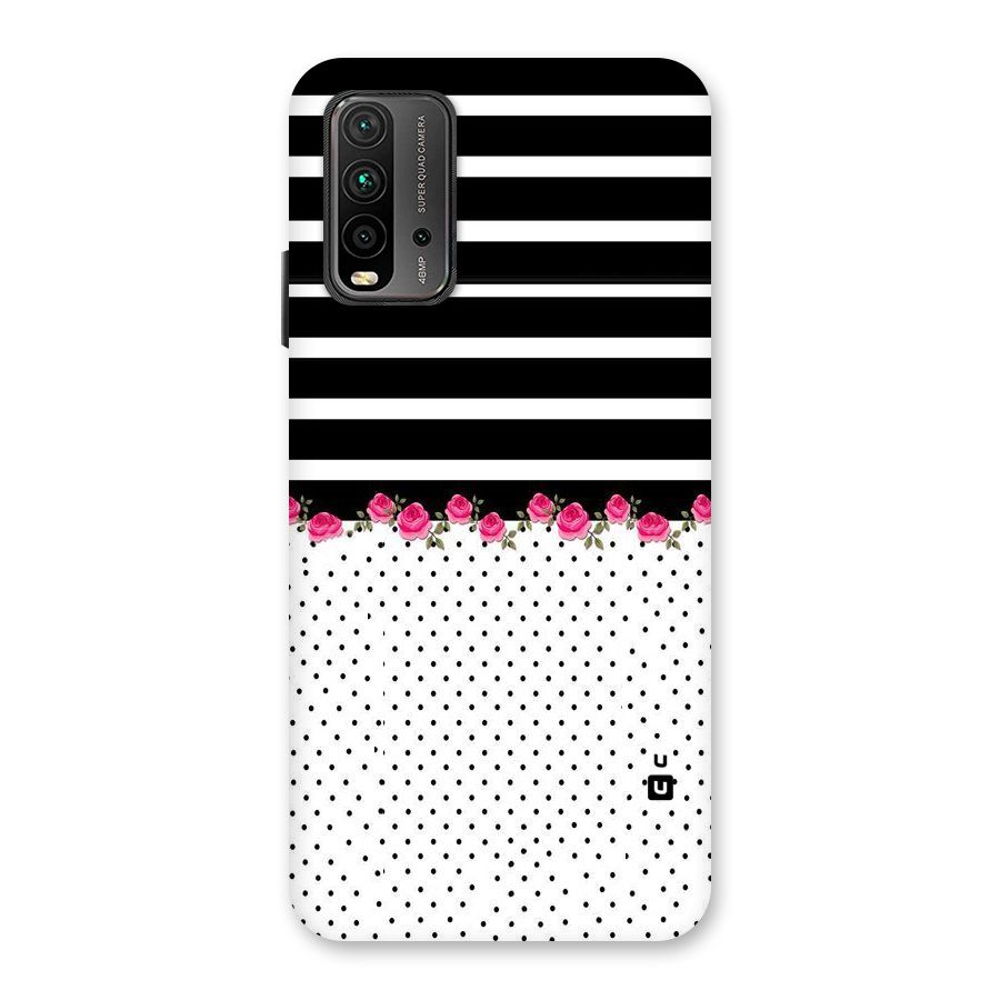 Classic Polka Stripes Back Case for Redmi 9 Power