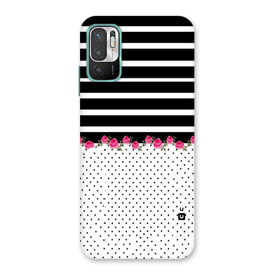 Classic Polka Stripes Back Case for Redmi Note 10T 5G