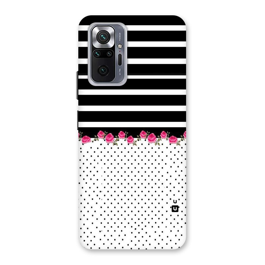 Classic Polka Stripes Back Case for Redmi Note 10 Pro Max