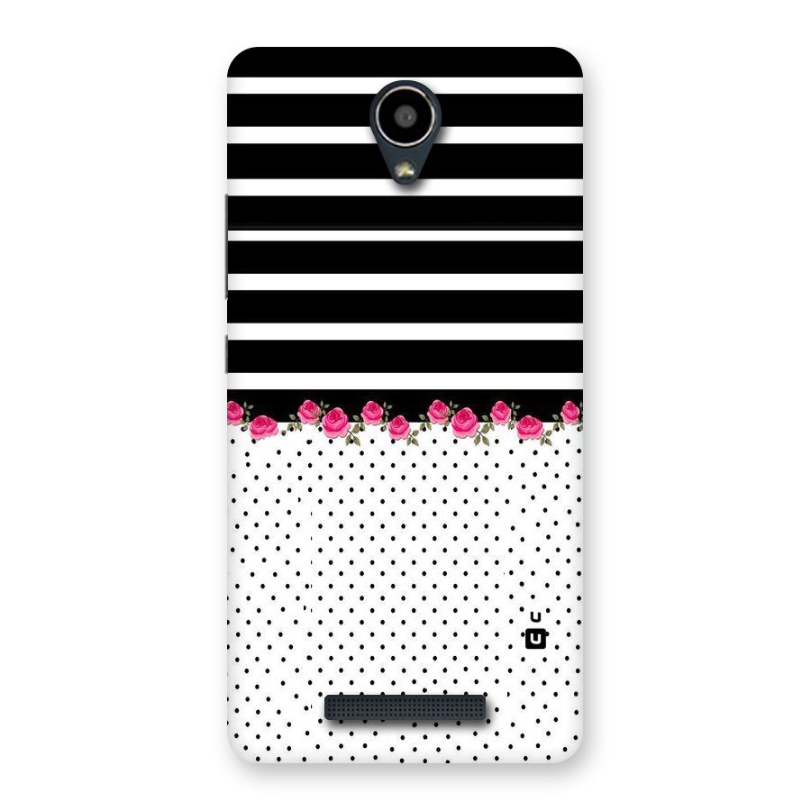 Classic Polka Stripes Back Case for Redmi Note 2