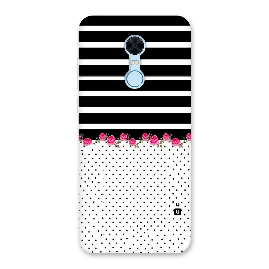 Classic Polka Stripes Back Case for Redmi Note 5
