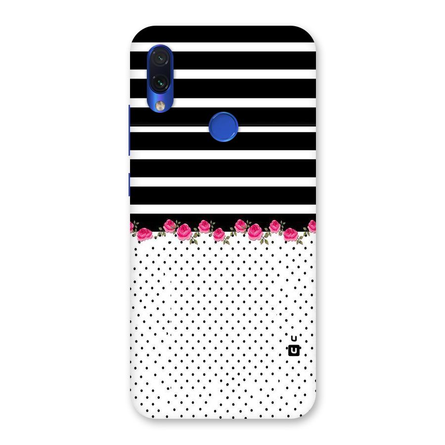 Classic Polka Stripes Back Case for Redmi Note 7