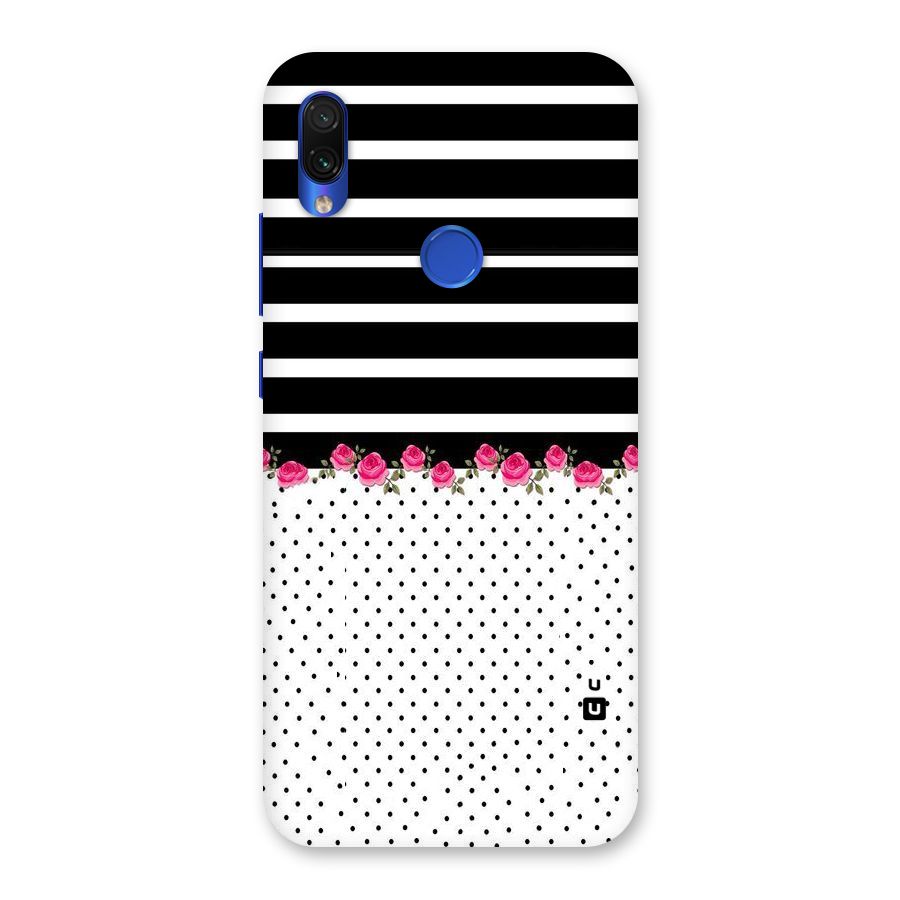 Classic Polka Stripes Back Case for Redmi Note 7S