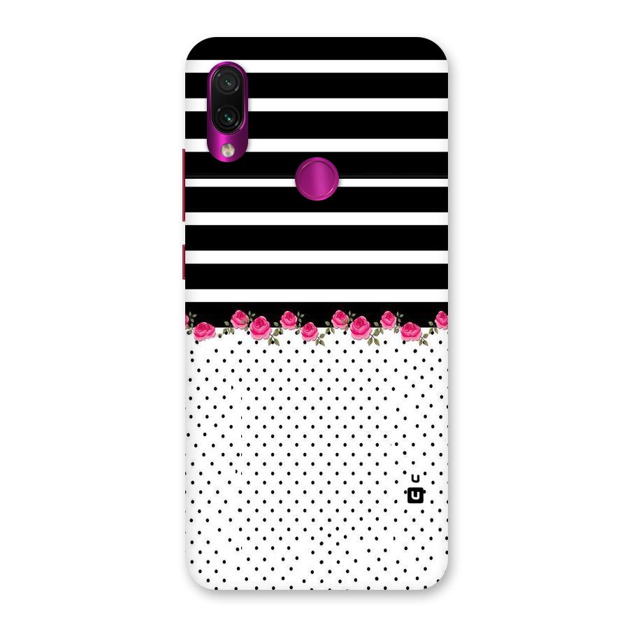 Classic Polka Stripes Back Case for Redmi Note 7 Pro