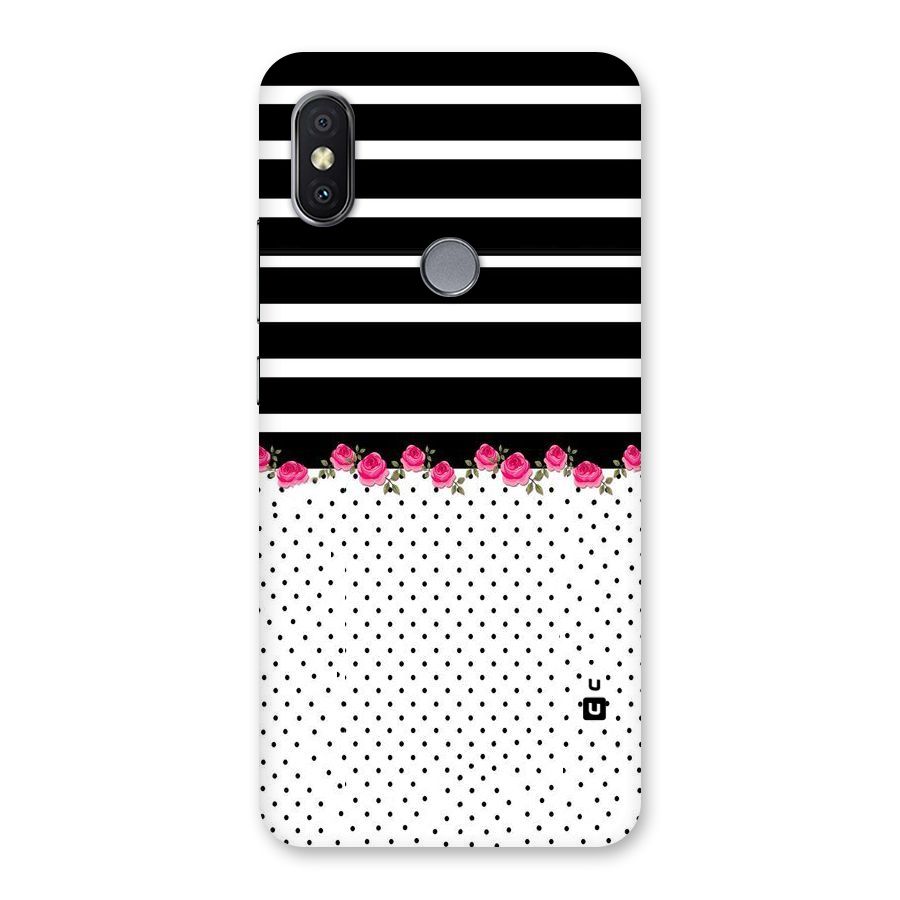 Classic Polka Stripes Back Case for Redmi Y2