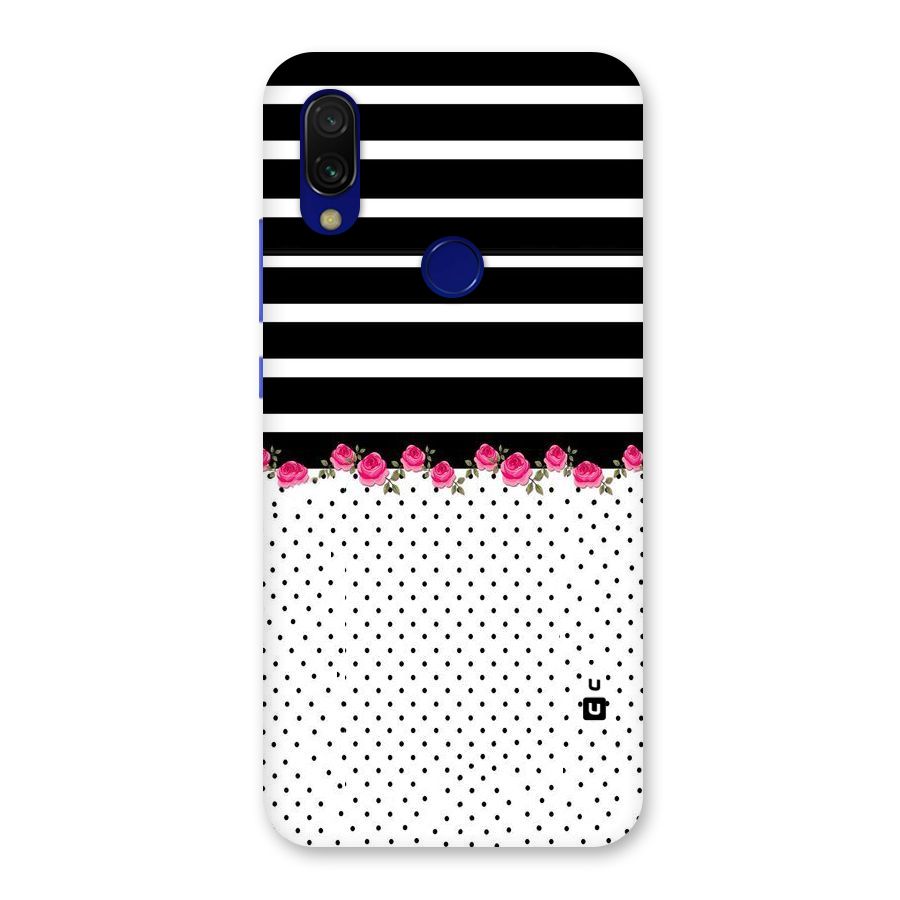 Classic Polka Stripes Back Case for Redmi Y3