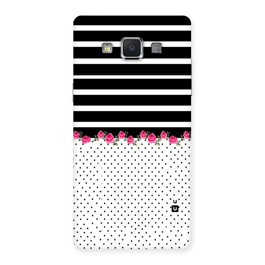 Classic Polka Stripes Back Case for Samsung Galaxy A5