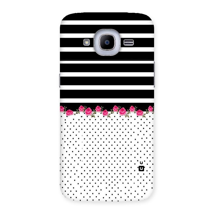 Classic Polka Stripes Back Case for Samsung Galaxy J2 Pro