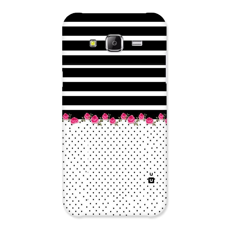 Classic Polka Stripes Back Case for Samsung Galaxy J5