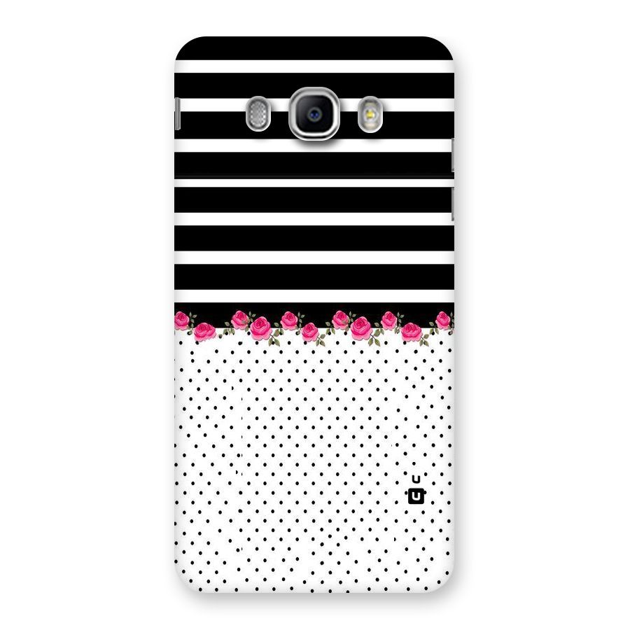 Classic Polka Stripes Back Case for Samsung Galaxy J5 2016